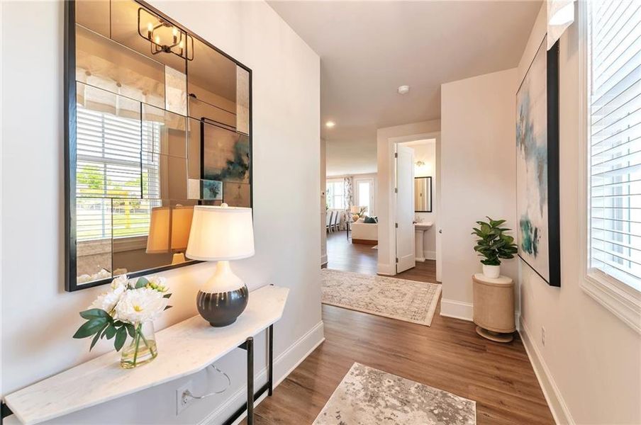 Furnished interior view inside a new home in , Marietta (Image 31).