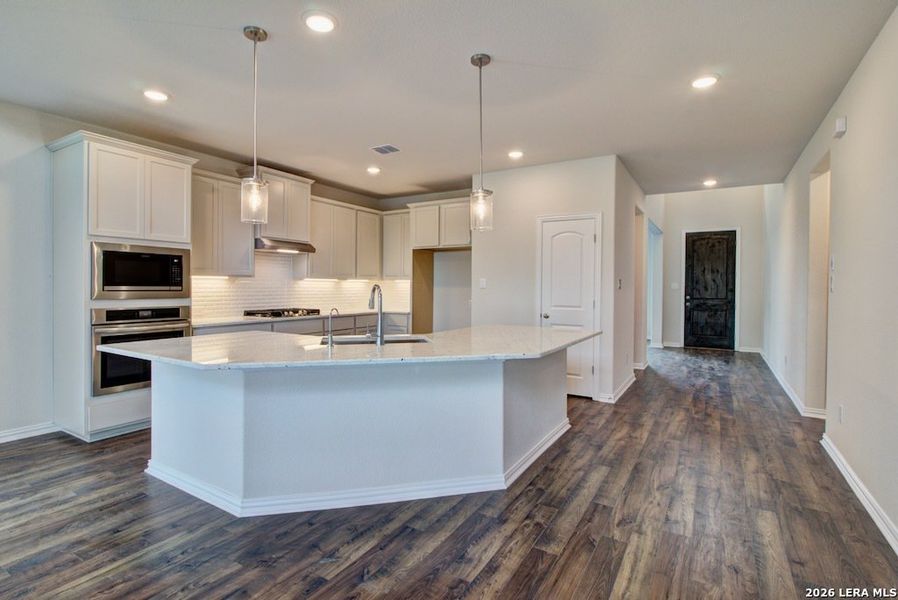 Furnished interior view inside a new home in The Crossvine, Schertz (Image 7).
