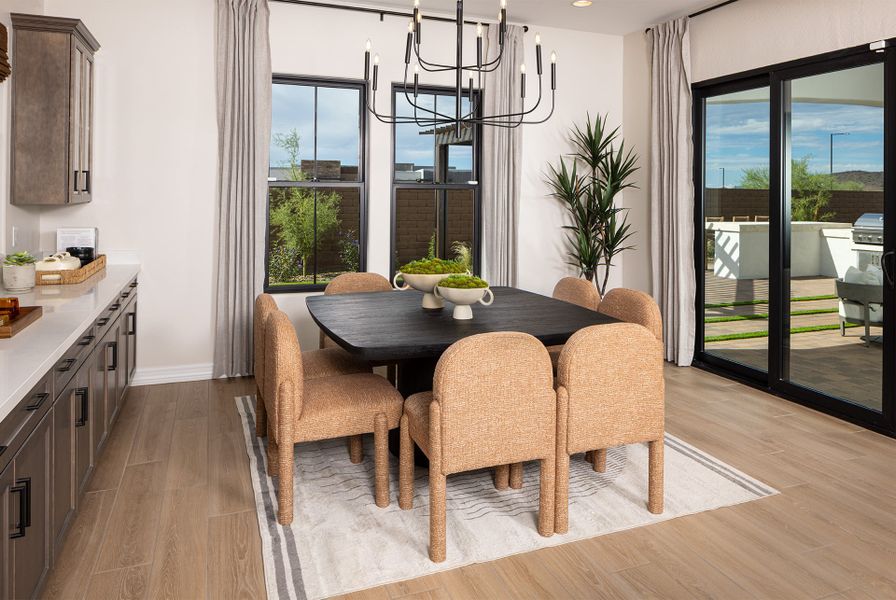 Furnished interior view inside a new home in Verdin, Phoenix (Image 8). Furnished interior view inside a new home in Verdin, Phoenix (Image 8).