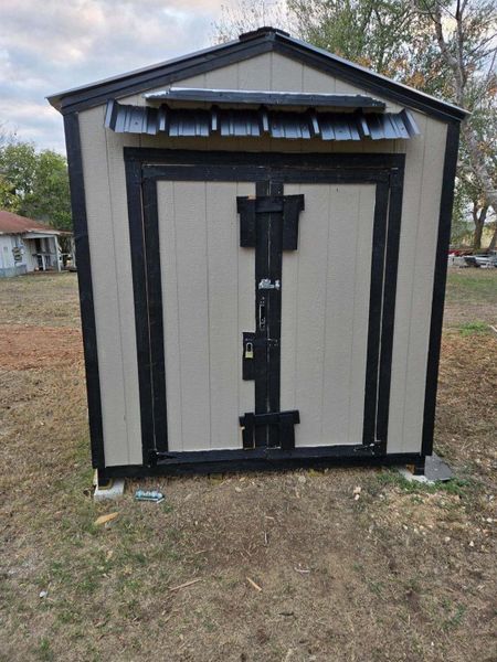 View of storage outbuilding