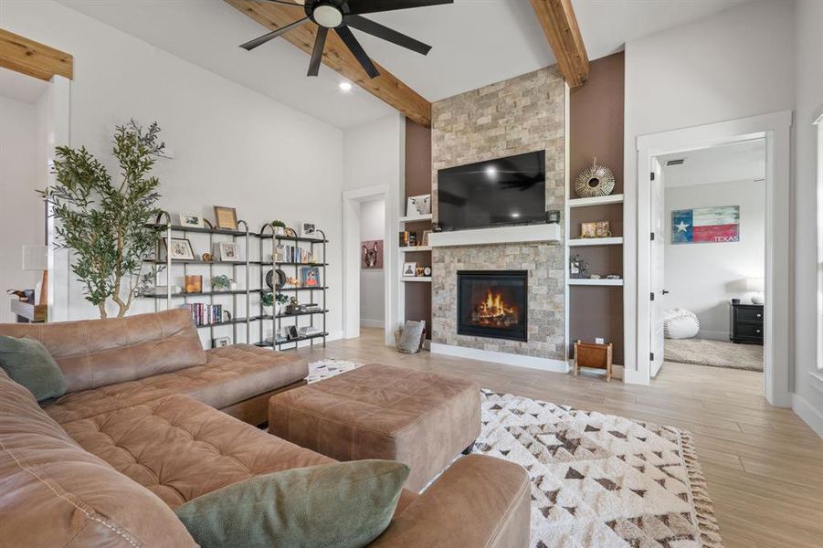 Furnished interior view inside a new home in Pecan Plantation, Granbury (Image 14).