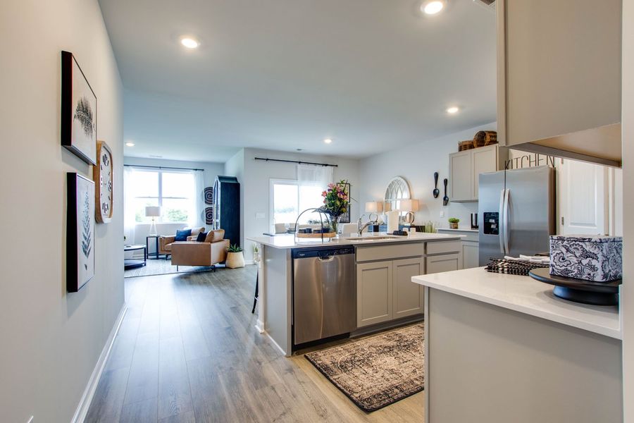 Representative furnished interior of a home built from the CALI by D.R. Horton in Hartmann Crossing, Lebanon (Image 4).