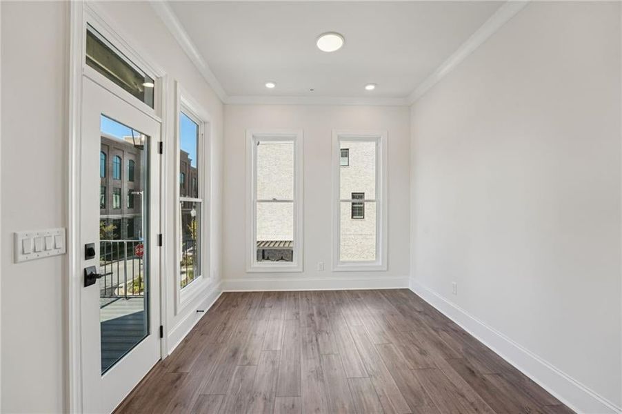 Spacious, unfurnished interior of a new home in Byers Park, Alpharetta (Image 36). Spacious, unfurnished interior of a new home in Byers Park, Alpharetta (Image 36).