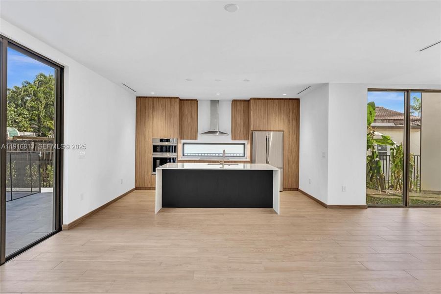 Furnished interior view inside a new home in , Miami (Image 12).