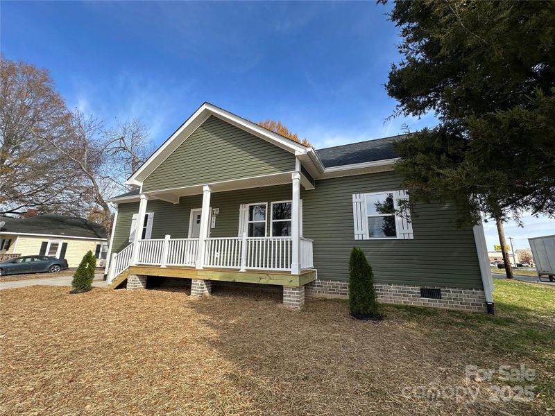 Exterior details and patio area of a home in , Cherryville (Image 2). Exterior details and patio area of a home in , Cherryville (Image 2).