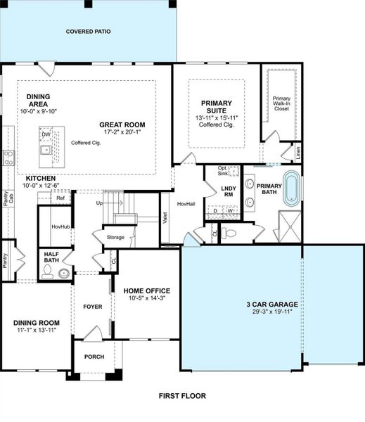 2D floor plan layout of this home in Westland Ranch - 70' Homesites, League City, TX (Image 5). 2D floor plan layout of this home in Westland Ranch - 70' Homesites, League City, TX (Image 5).