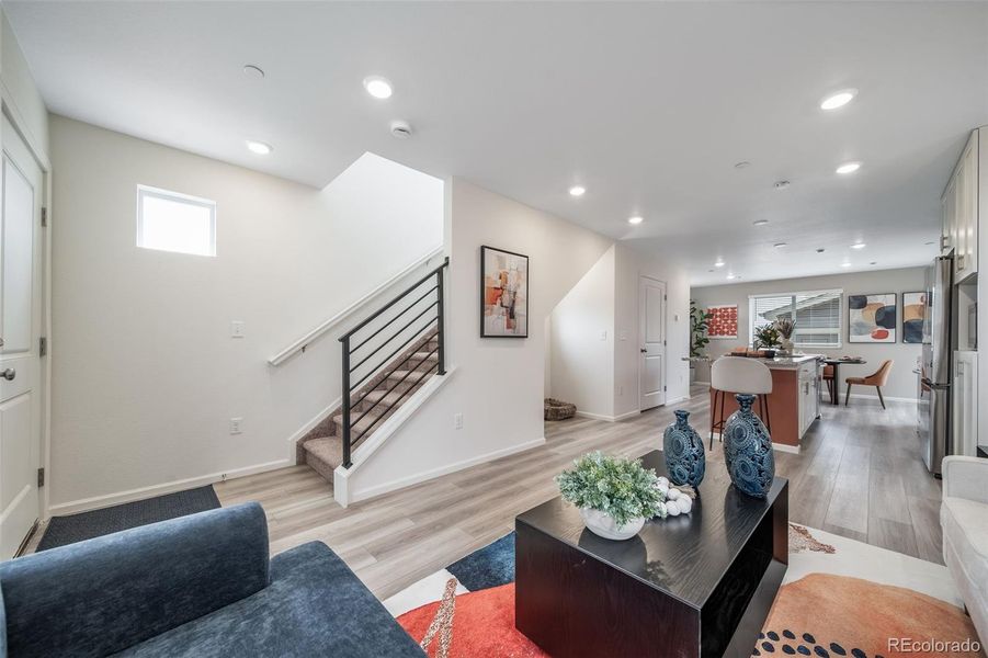 Furnished interior view inside a new home in , Commerce City (Image 10).