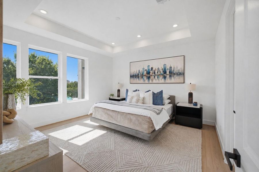 Furnished interior view inside a new home in , Houston (Image 6).