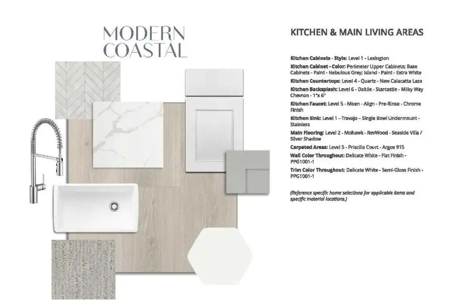 Sample of building materials used in homes in Austin Point Summit, Richmond (Image 10).