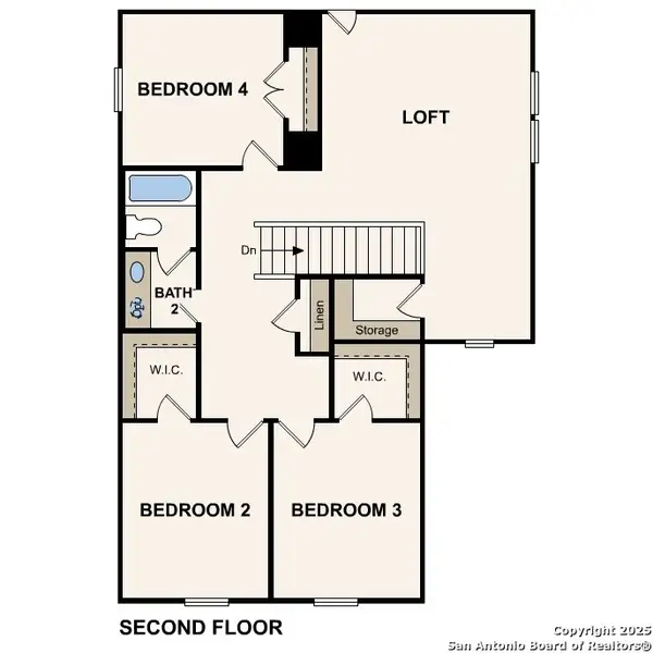 2D floor plan layout of this home in Park Place, New Braunfels, TX (Image 4). 2D floor plan layout of this home in Park Place, New Braunfels, TX (Image 4).