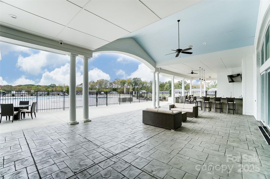 Clubhouse & cabana Clubhouse & cabana