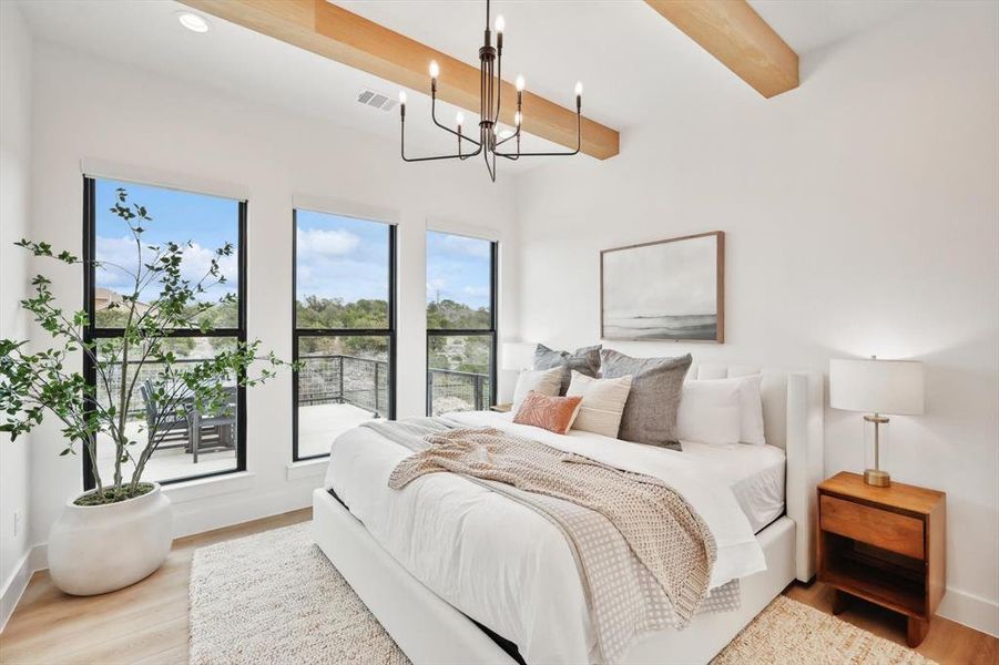 Furnished interior view inside a new home in , Strawn (Image 5). Furnished interior view inside a new home in , Strawn (Image 5).