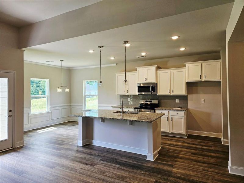 Furnished interior view inside a new home in Park Place, Bowdon (Image 4).