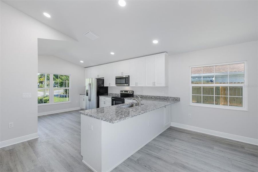 Furnished interior view inside a new home in , New Port Richey (Image 5).