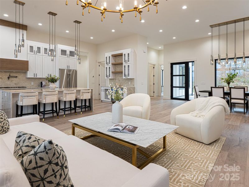 Furnished interior view inside a new home in , Candler (Image 10). Furnished interior view inside a new home in , Candler (Image 10).