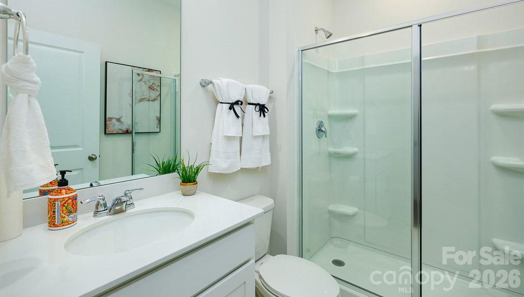 Furnished interior view inside a new home in Secrest Commons, Monroe (Image 27).