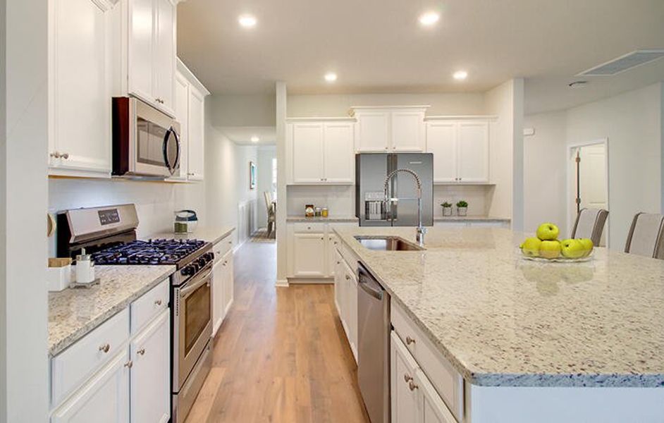 Furnished interior view inside a new home in Sweetgrass at Summers Corner, Summerville (Image 4).