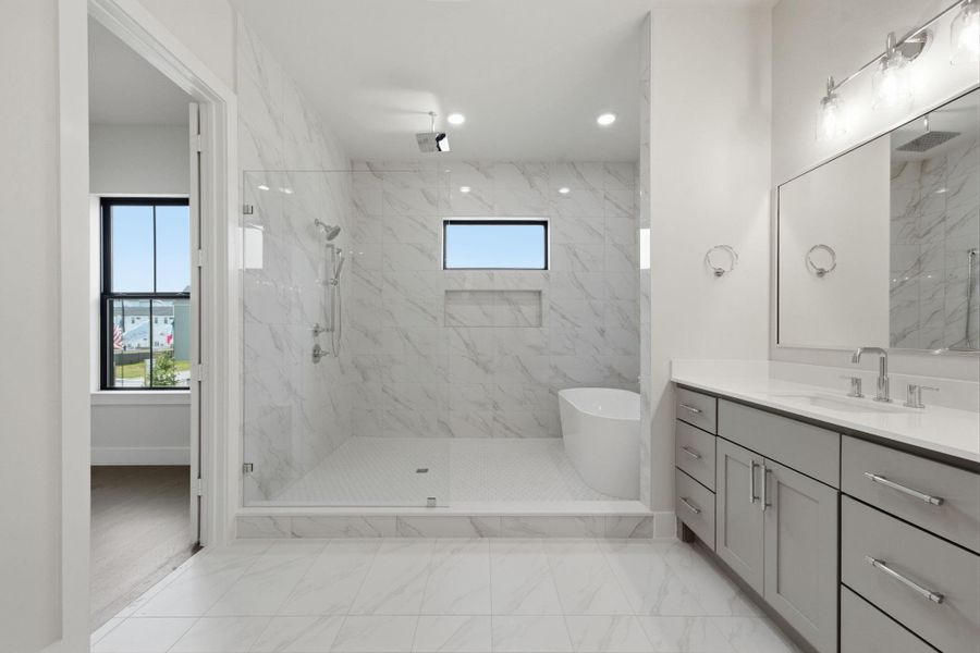Furnished interior view inside a new home in Spring Valley Creek, Houston (Image 10).