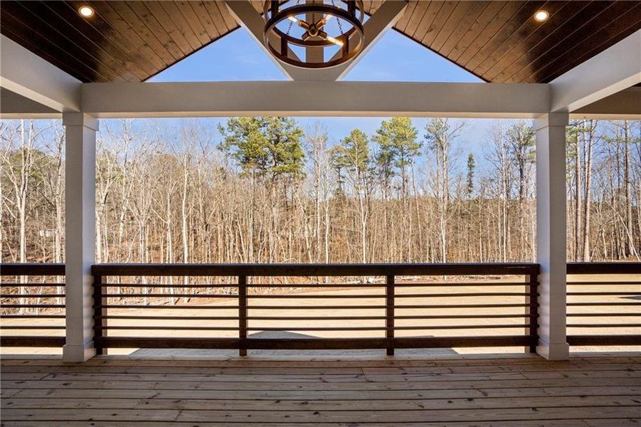 Exterior details and patio area of a home in , Cumming (Image 29).
