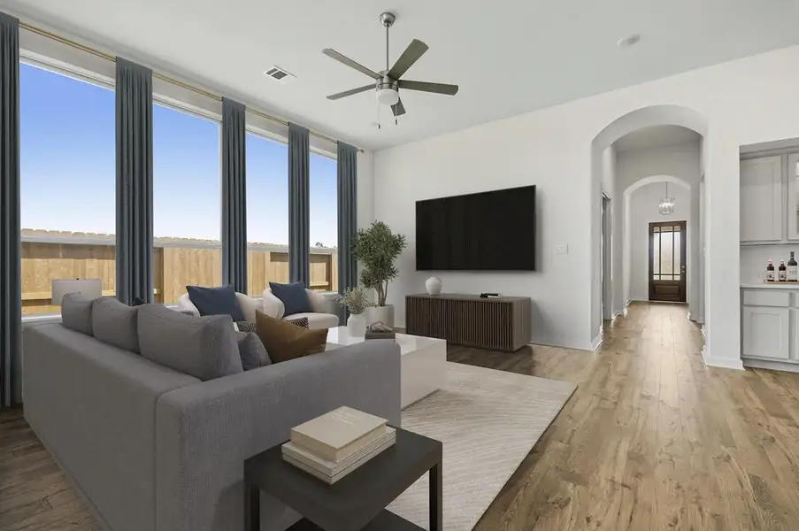 Family Room - Virtually Staged