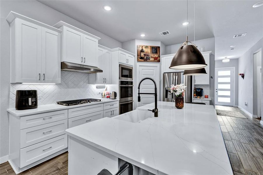 Furnished interior view inside a new home in , Sachse (Image 15). Furnished interior view inside a new home in , Sachse (Image 15).