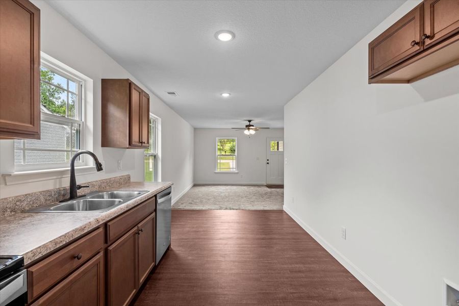 Representative furnished interior of a home built from the Kline by Enchanted Homes in Gentry Place, Spartanburg (Image 4).