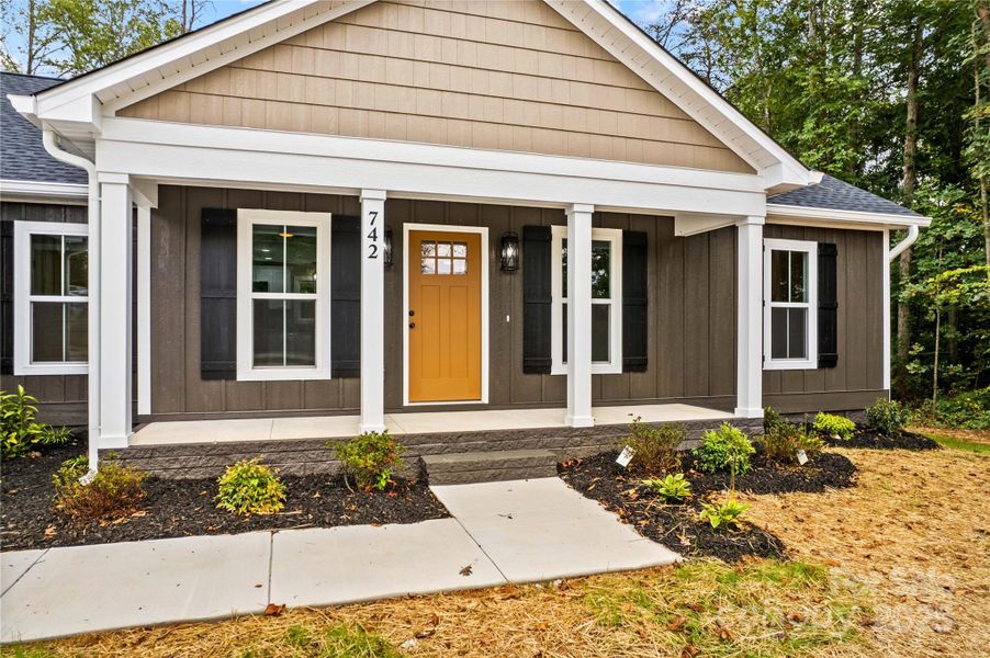 Exterior details and patio area of a home in , Statesville (Image 16). Exterior details and patio area of a home in , Statesville (Image 16).