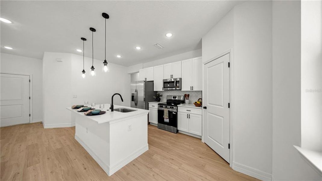 Furnished interior view inside a new home in , Citrus Springs (Image 8).