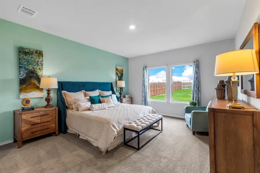 Furnished interior view inside a new home in Springhill South, Boyd (Image 8).