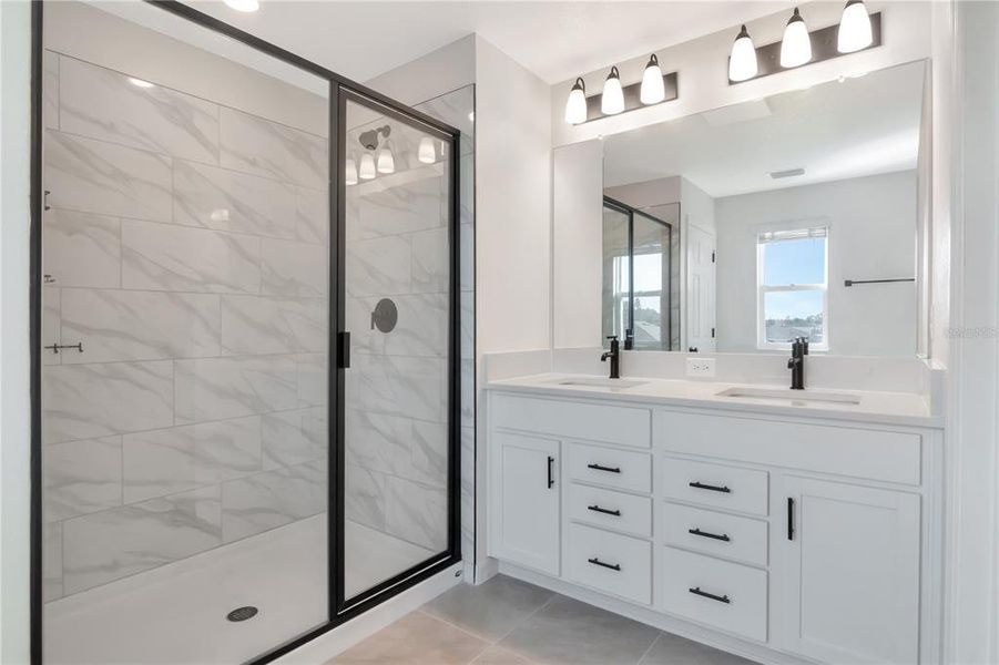 Furnished interior view inside a new home in Riverstone, Land O' Lakes (Image 17). Furnished interior view inside a new home in Riverstone, Land O' Lakes (Image 17).