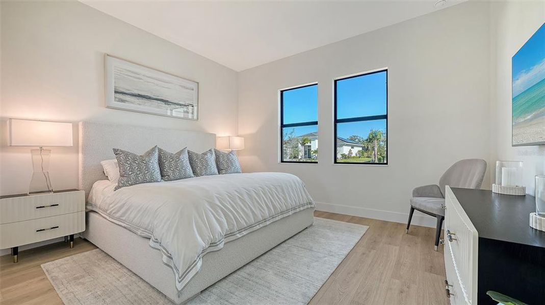 Furnished interior view inside a new home in , Sarasota (Image 17).