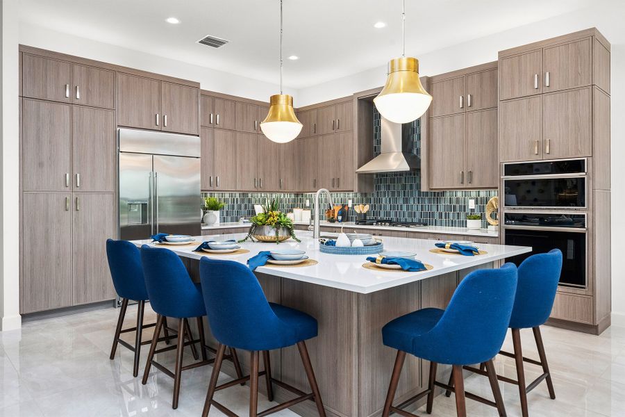 Representative furnished interior of a home built from the Caroline Grande by GL Homes in Valencia Del Mar (55+), Boynton Beach (Image 7).