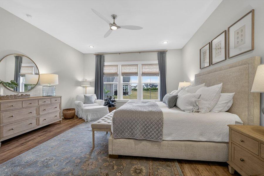 Furnished interior view inside a new home in K. Hovnanian's® Four Seasons at Lakes of Cane Bay, Summerville (Image 30).
