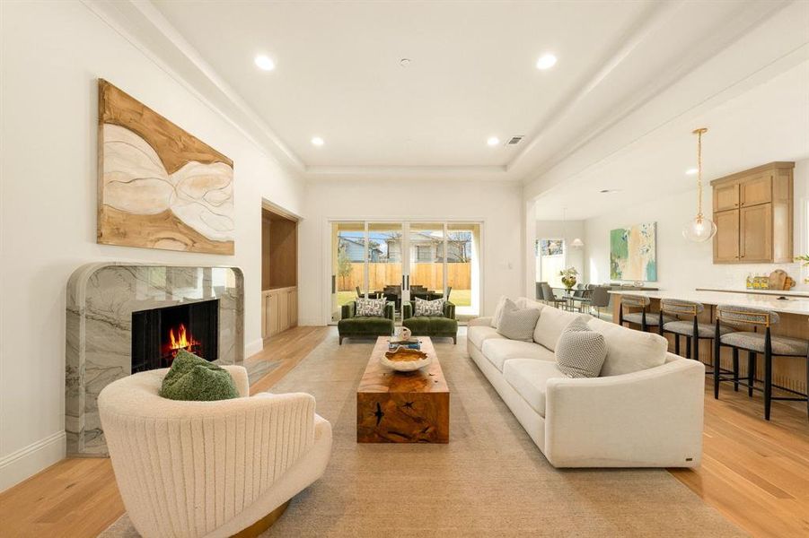 Furnished interior view inside a new home in , Dallas (Image 28).