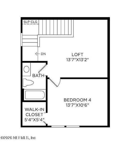 2D floor plan layout of this home in , Ponte Vedra, FL (Image 3).