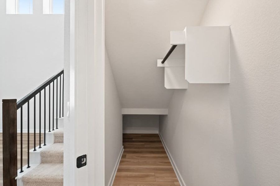 Spacious, unfurnished interior of a new home in Terrace Collection At Turner's Crossing, Buda (Image 37).