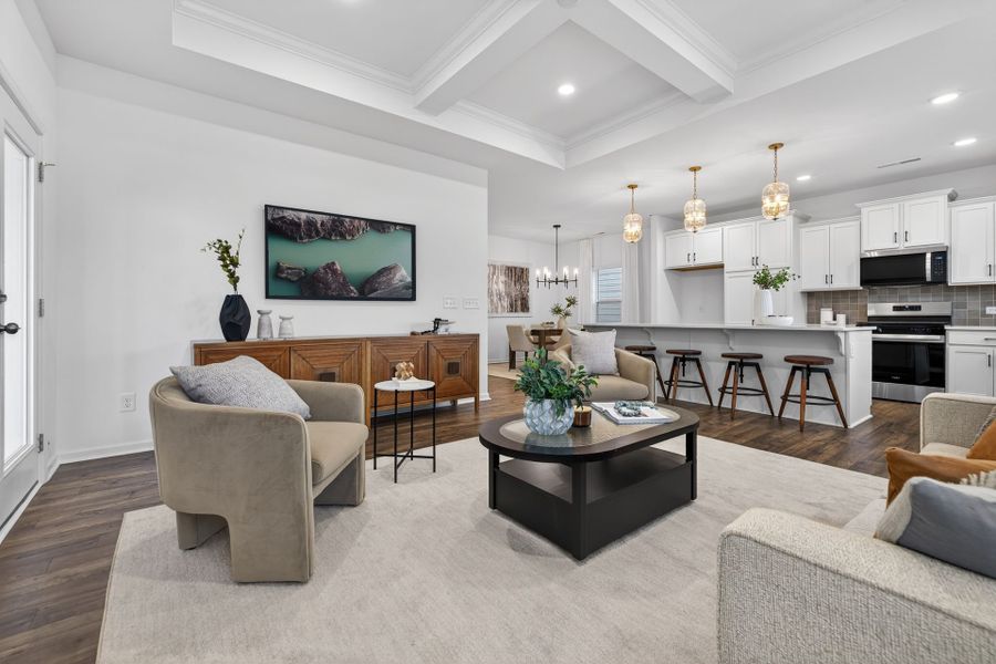 Furnished interior view inside a new home in Edgewater - The Cottages, Lancaster (Image 11).
