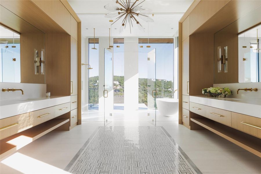 Furnished interior view inside a new home in , Austin (Image 16).