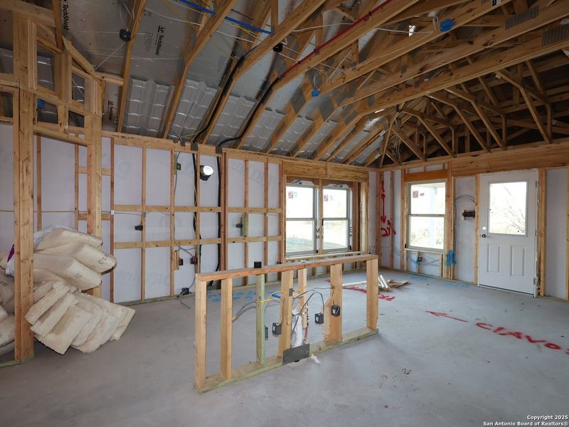 In-progress construction of a new home in Chaparral Ranch, Floresville, TX (Image 31). In-progress construction of a new home in Chaparral Ranch, Floresville, TX (Image 31).