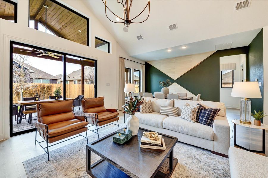 Model home photos of similar floorplans, not pictures of actual home.