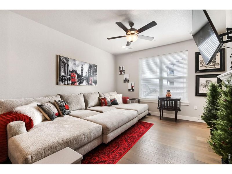 Furnished interior view inside a new home in Highlands at Fox Hill - The Flats, Longmont (Image 5).