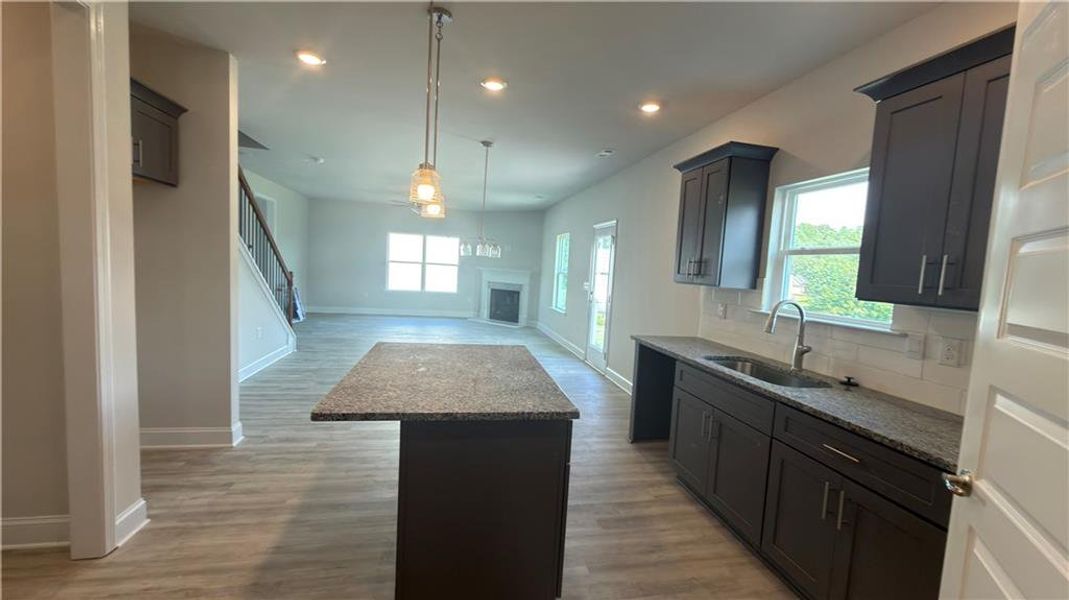 Furnished interior view inside a new home in Habersham Meadows, Demorest (Image 5).