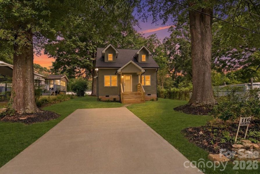 Front exterior of a new home in , Kannapolis, NC, highlighting curb appeal (Image 21).