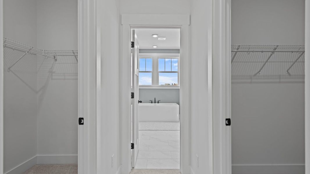 Representative furnished interior of a home built from the Stonehaven by DRB Homes in Rosemary Grove, Greenville (Image 39).