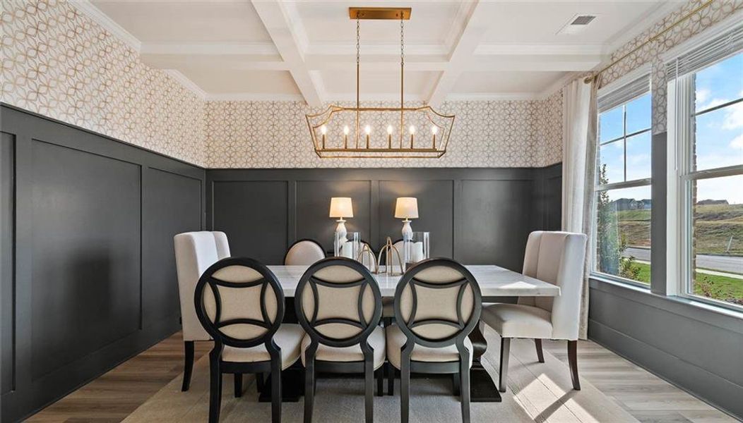 Furnished interior view inside a new home in Adagio, Dacula (Image 25).