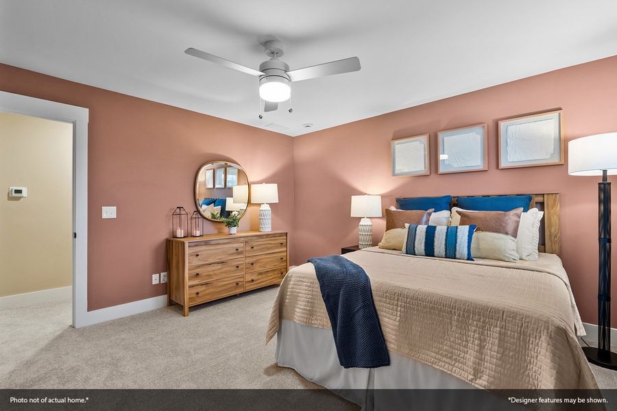 Furnished interior view inside a new home in Sweetbrier, Durham (Image 14).