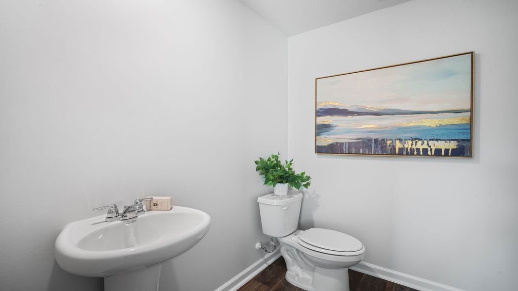 Furnished interior view inside a new home in The Lakes at North Glynn, Brunswick (Image 17).