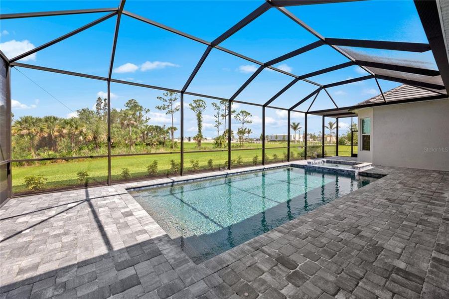 Exterior details and patio area of a home in Calusa Country Club, Lakewood Ranch (Image 20).