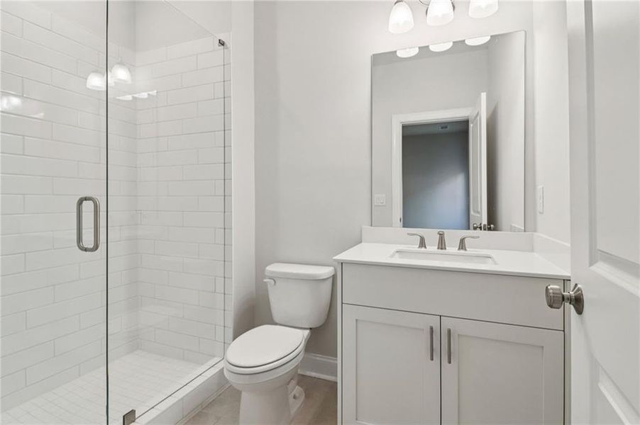 Furnished interior view inside a new home in Brackley Single Family, Cumming (Image 16). Furnished interior view inside a new home in Brackley Single Family, Cumming (Image 16).