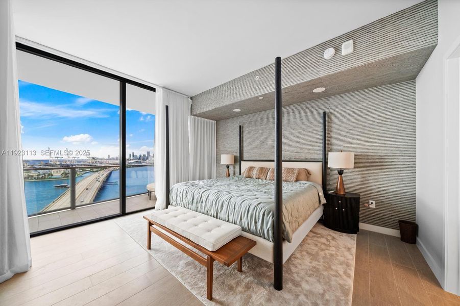 Furnished interior view inside a new home in Five Park, Miami Beach (Image 5). Furnished interior view inside a new home in Five Park, Miami Beach (Image 5).